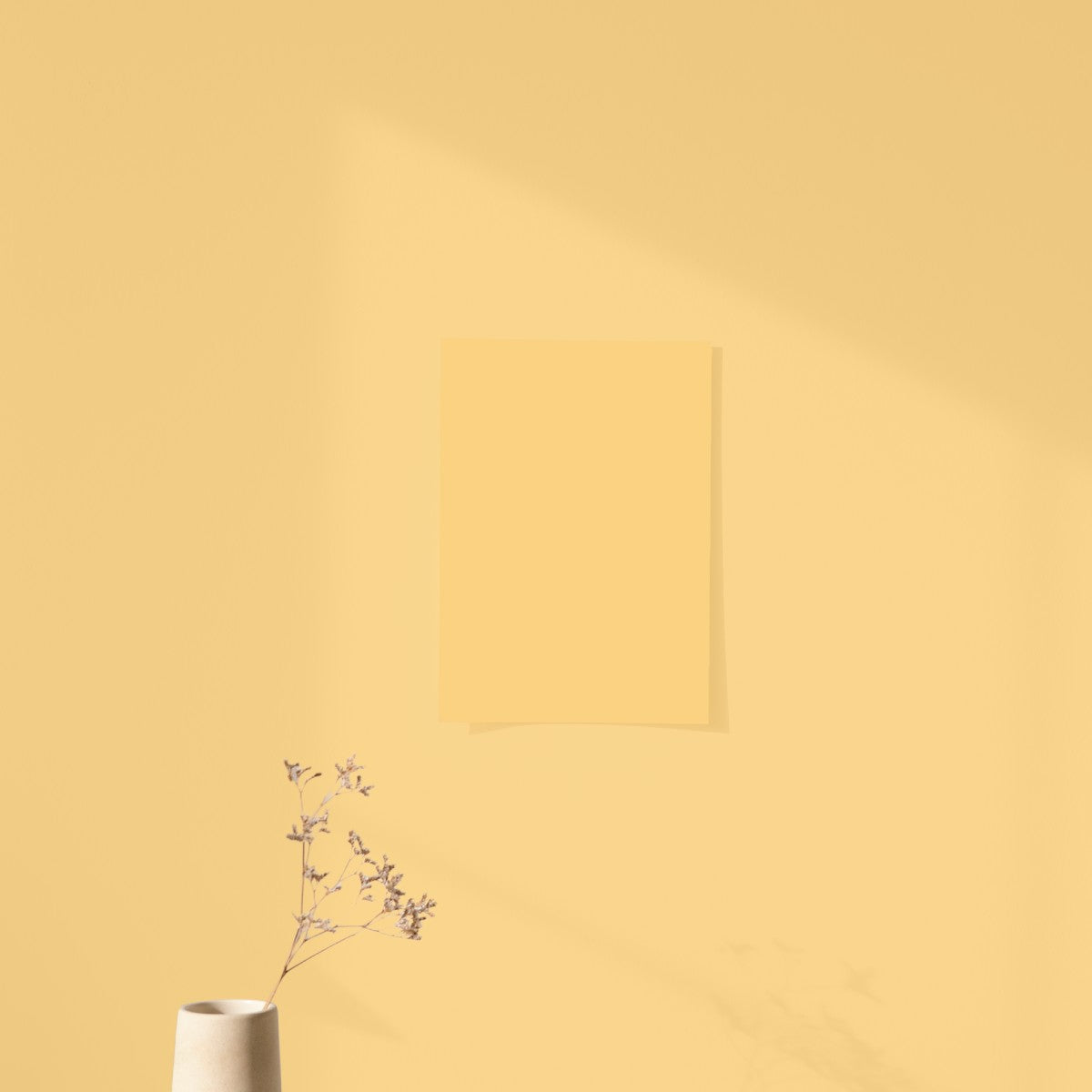 Échantillon Nuancier Algo Pro Jaune Sieste au soleil