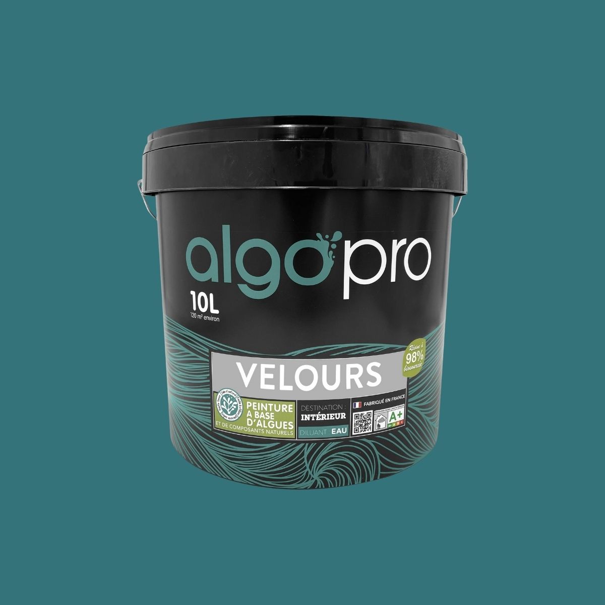 Peinture écologique professionnelle - Bleu Iroise