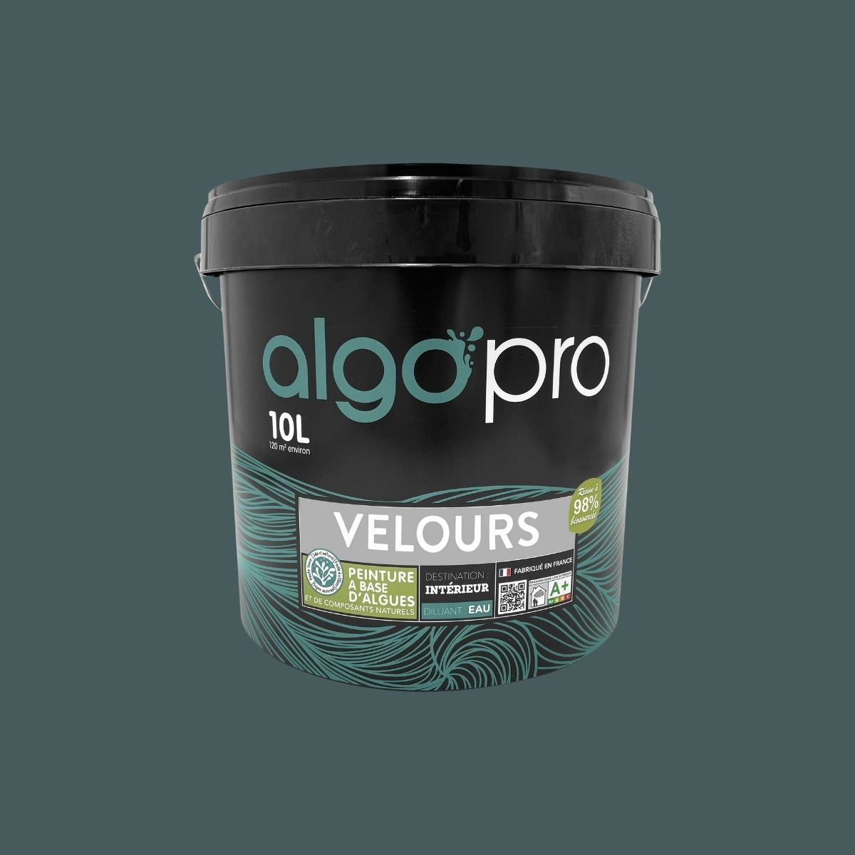 Peinture écologique professionnelle - Bleu Vert Molène