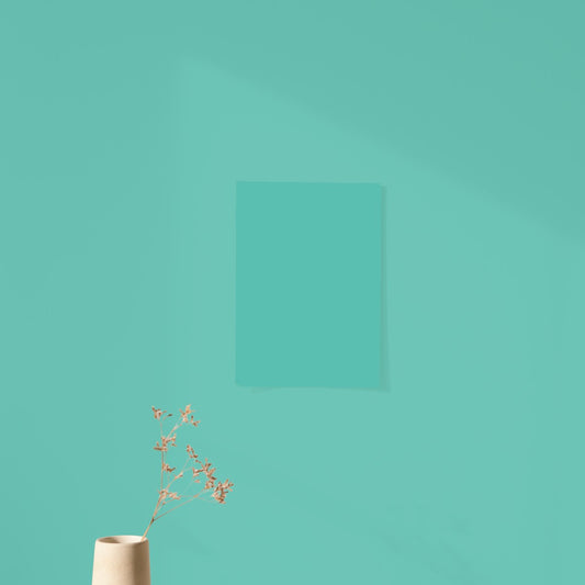 Échantillon Nuancier Algo Pro Bleu Vert Tatihou