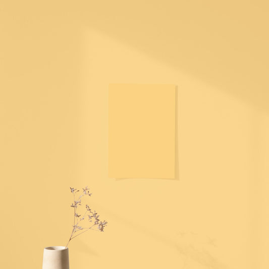 Échantillon Nuancier Algo Pro Jaune Sieste au soleil