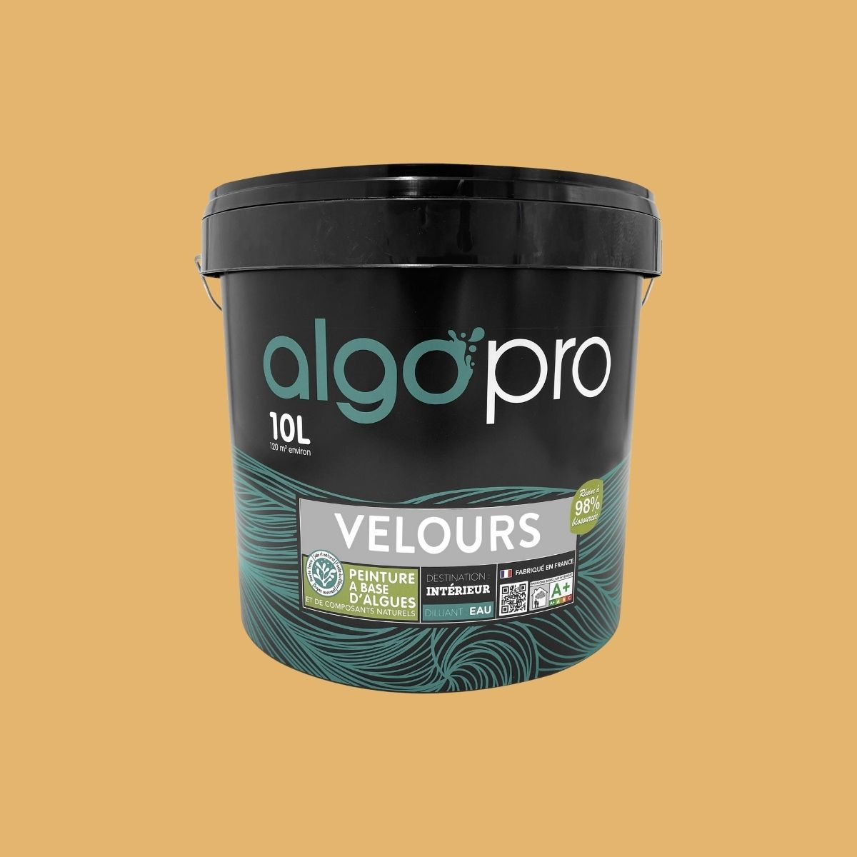 Peinture écologique professionnelle - Jaune Mirabelles Exquises