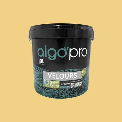 Peinture écologique professionnelle - Jaune Sieste au Soleil