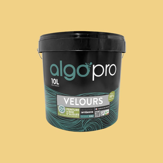 Peinture écologique professionnelle - Jaune Sieste au Soleil