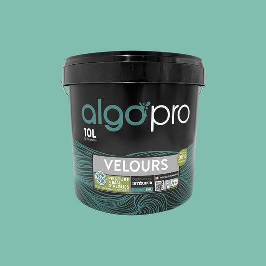 Peinture écologique professionnelle - Bleu-Vert Tatihou