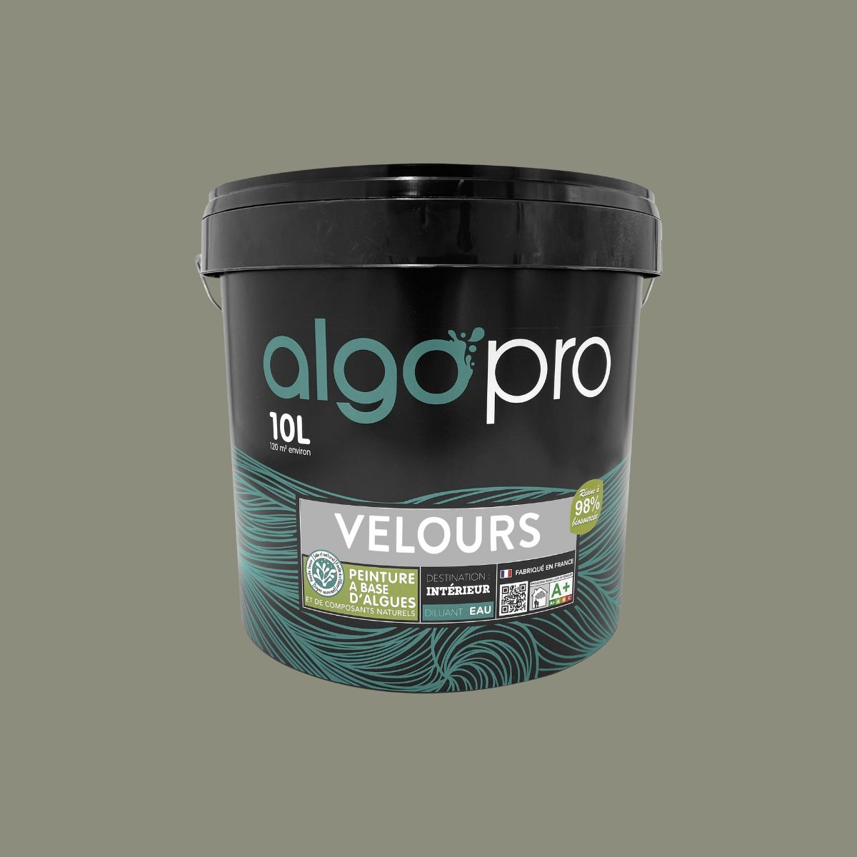 Peinture écologique professionnelle - Vert Sauge des Landes